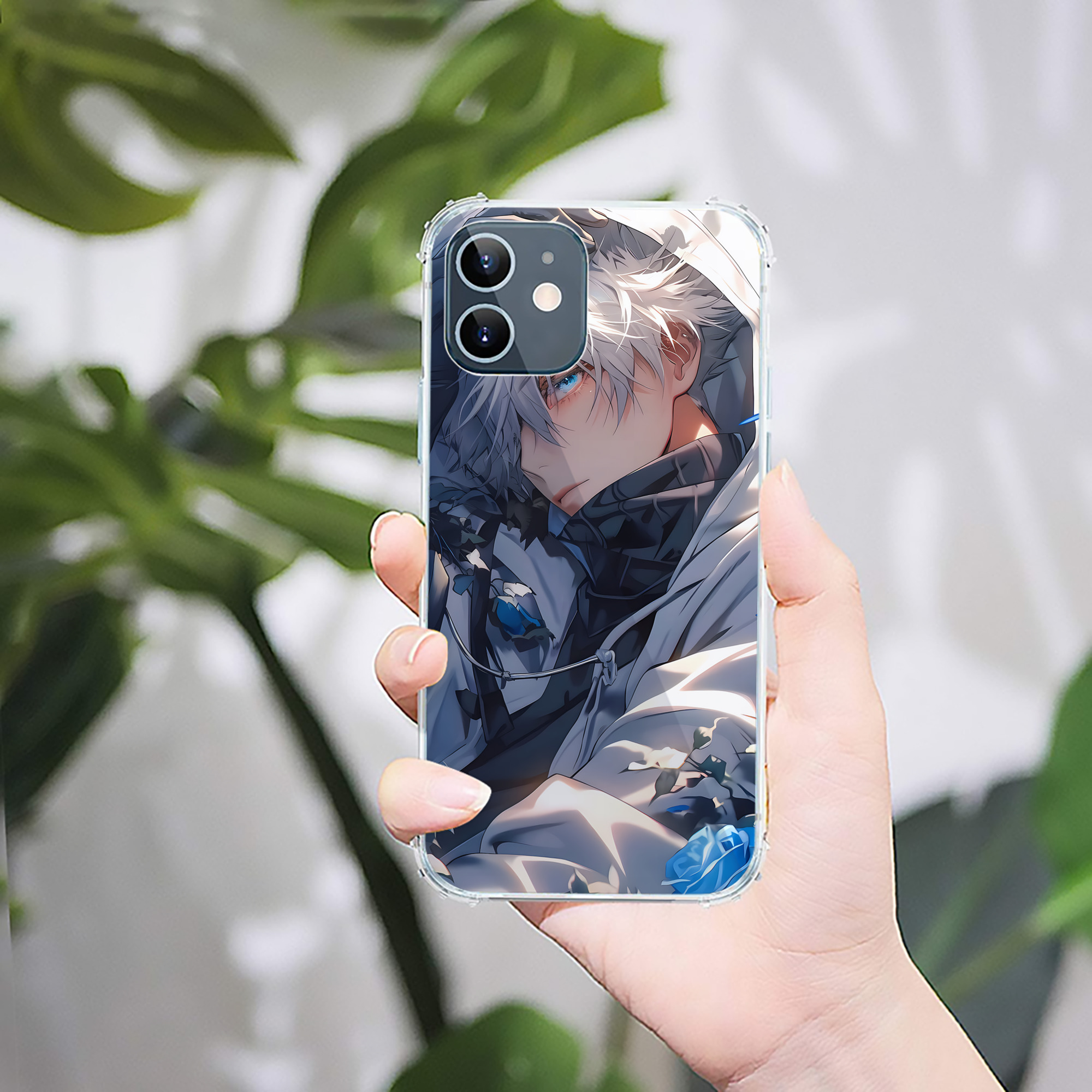 （画像用） 呪術廻戦 Jujutsu Kaisen 【iPhone 12シリーズ対応】透明スマホケース（クリアソフトケース）